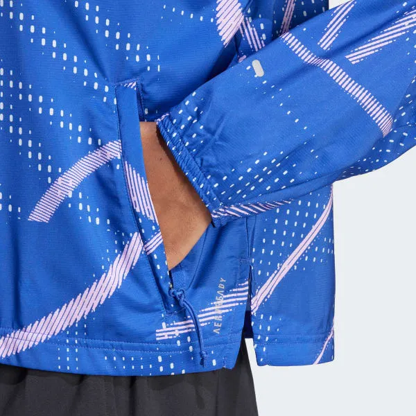 Adidas BREAK THE NORM JACKET Jackets Coats Women's Semi-Transparent Blue-4