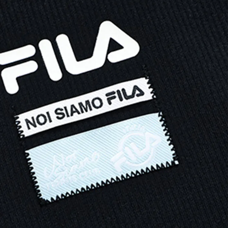 FILA FUSION Polo Shirt Women's Black-5