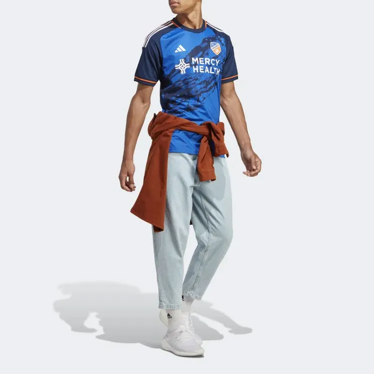 Adidas Free Shipping With AdiClub Fc Cincinnati 23/24 Home Authentic Jersey-2