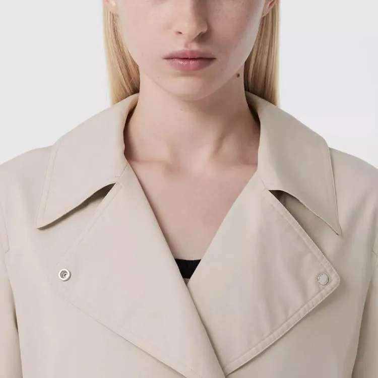Burberry Trench Coats Women's Soft Taupe-1