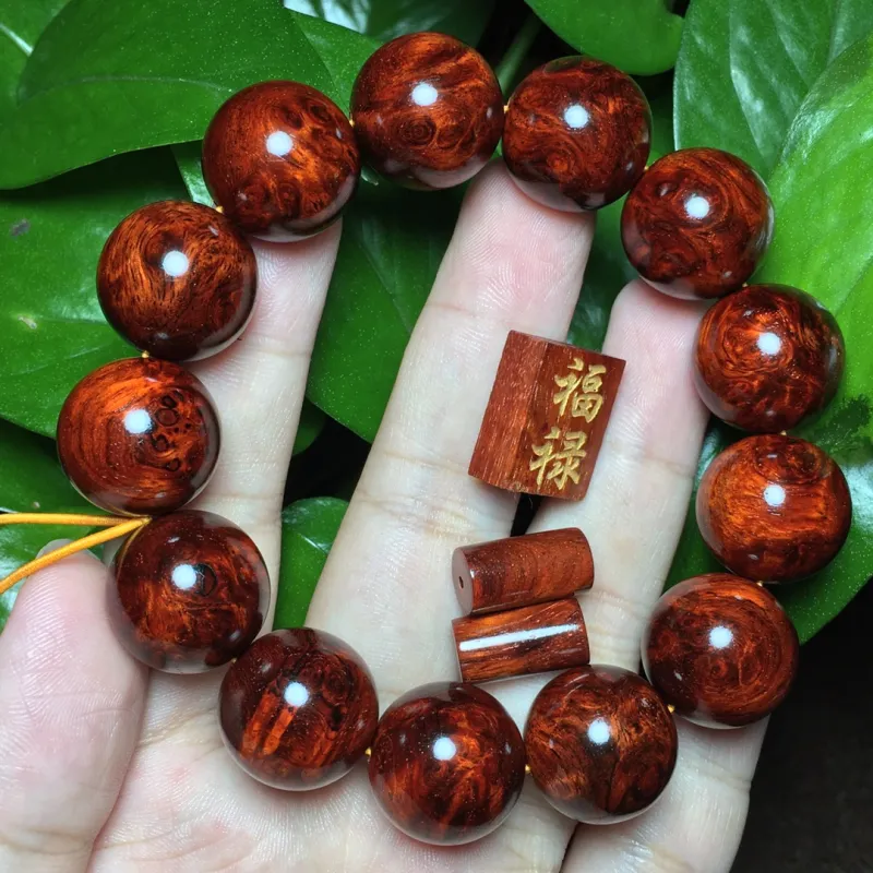 SHUZHUO Rosewood Wooden Bracelets Unisex-6