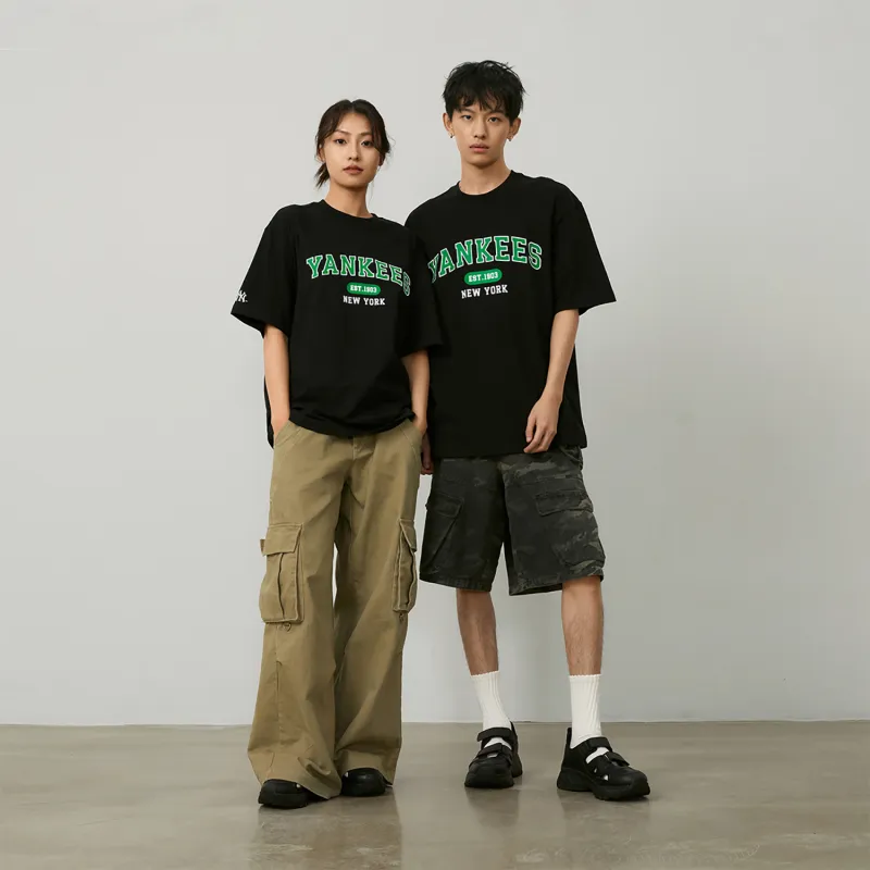 MLB College Style Series T Shirts Unisex Black-2