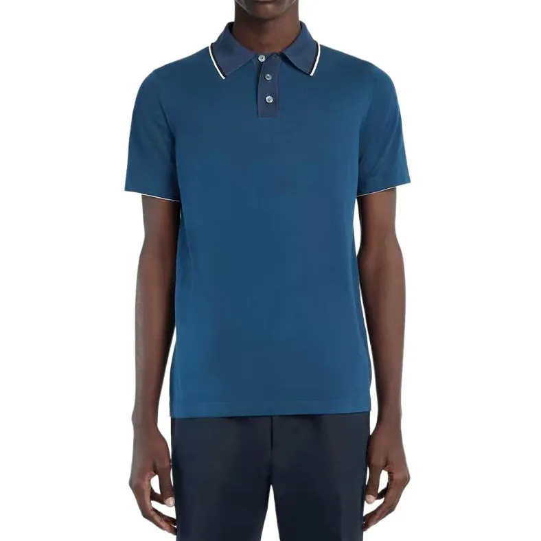 Dunhill Polo Shirt Men's Light Blue-1