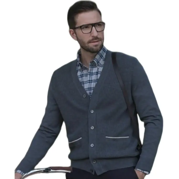 Camicissima Sweater Men's Medium Gray-2
