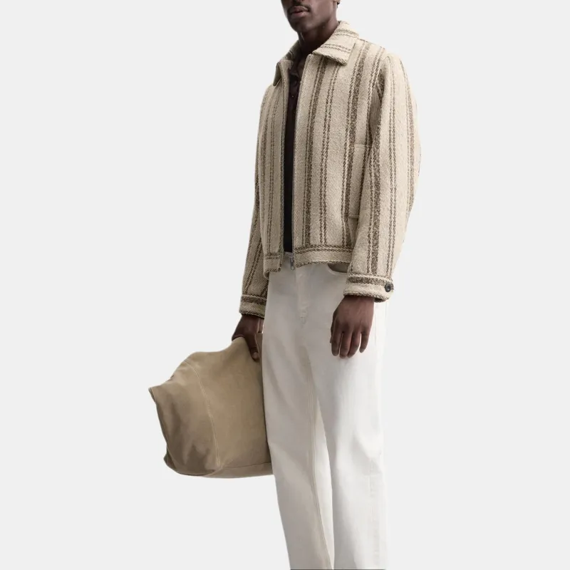 ZARA Jackets Coats Men's Beige Brown-4
