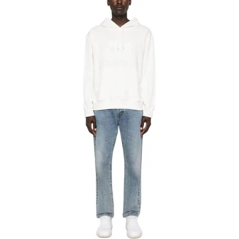 Paul & Shark Logo embroidered Cotton Hoodie-2