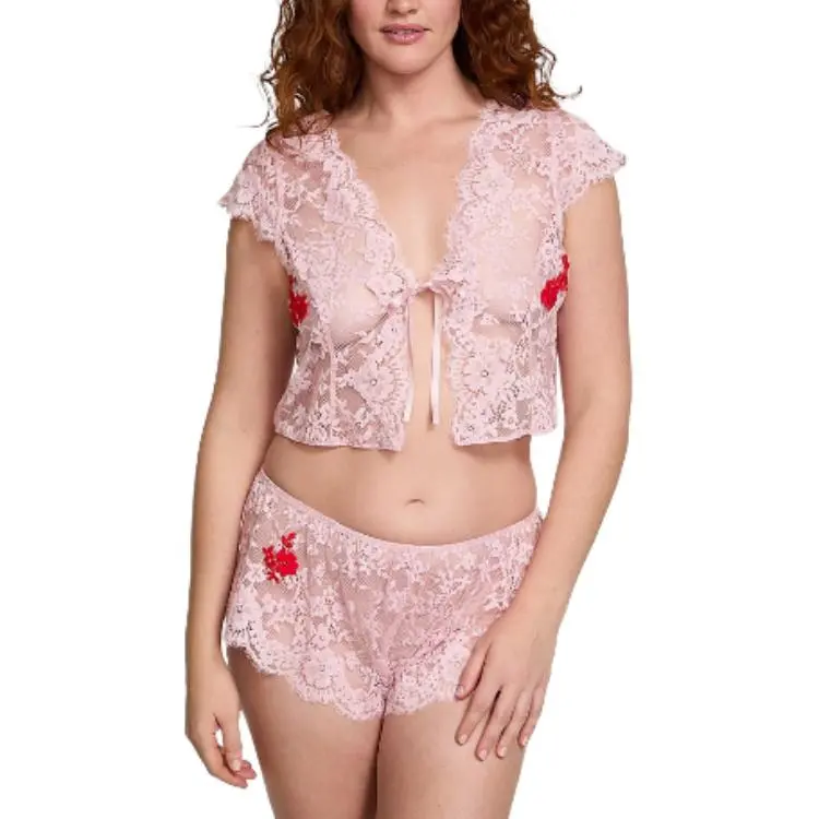 Victoria's Secret Pajama Set Women's Light Rose Pink-1