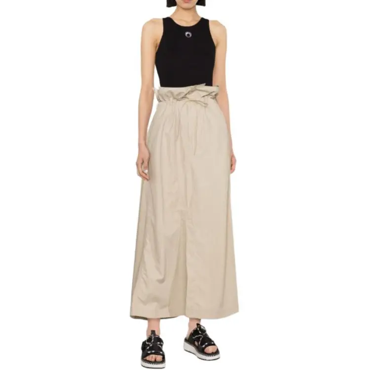 Y 3 A line Crinkled Maxi Skirt-1