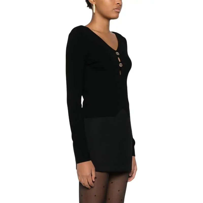 Twinset Cut Out detail Sweater-1