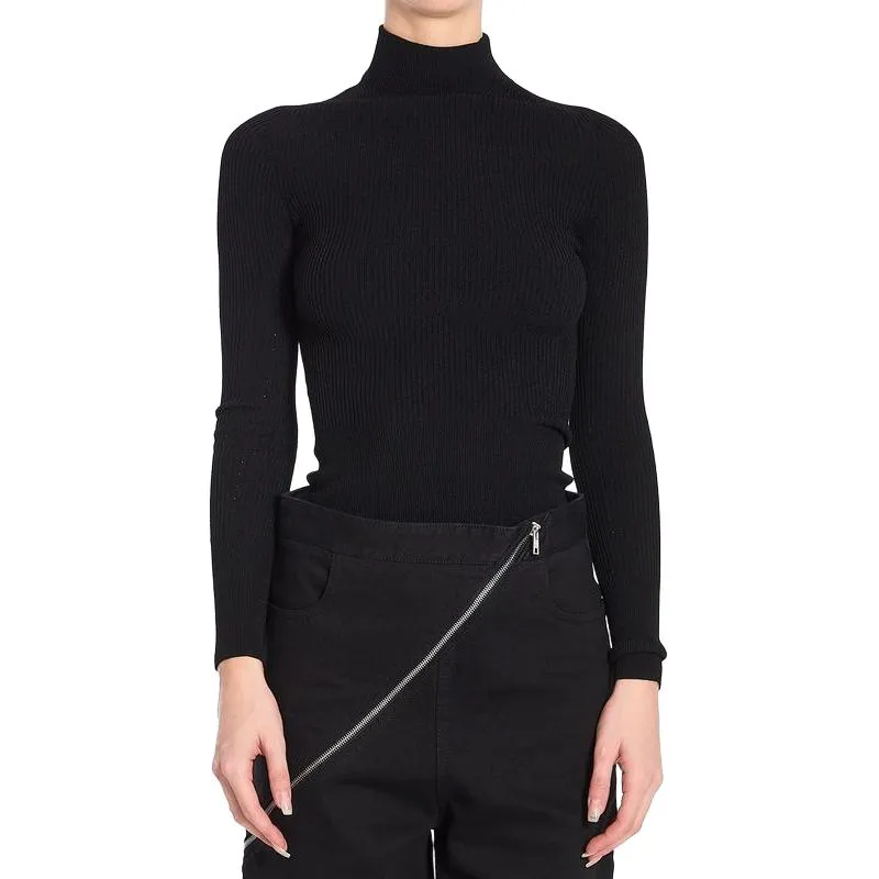 Alaia Ribbed Knitted Bodysuit-3