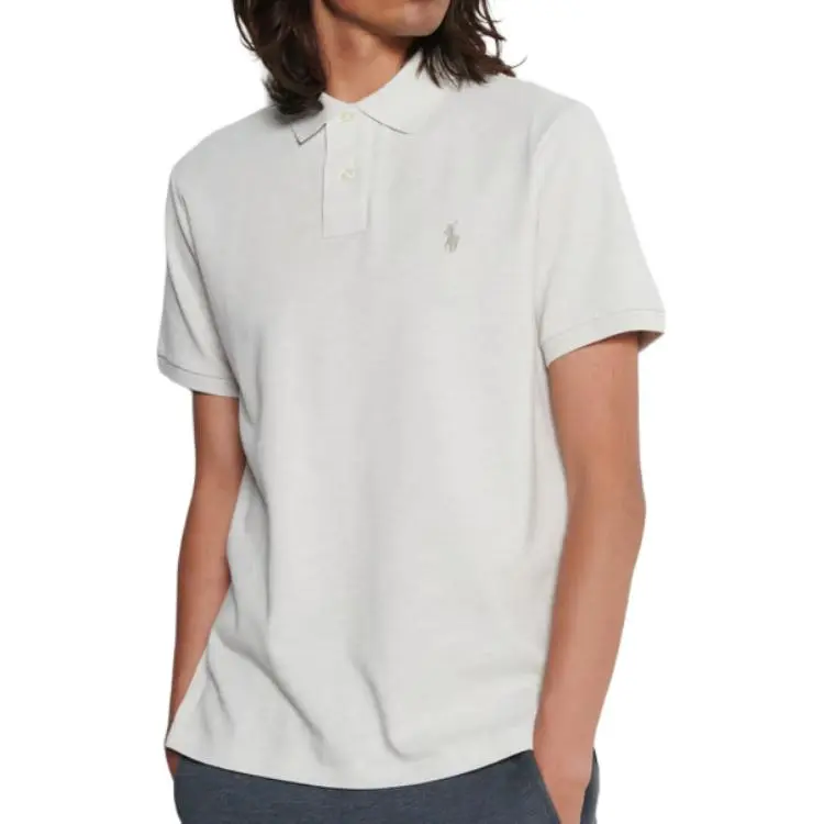 Polo Ralph Lauren Logo Embroidered Straight Hem Polo Shirt-3