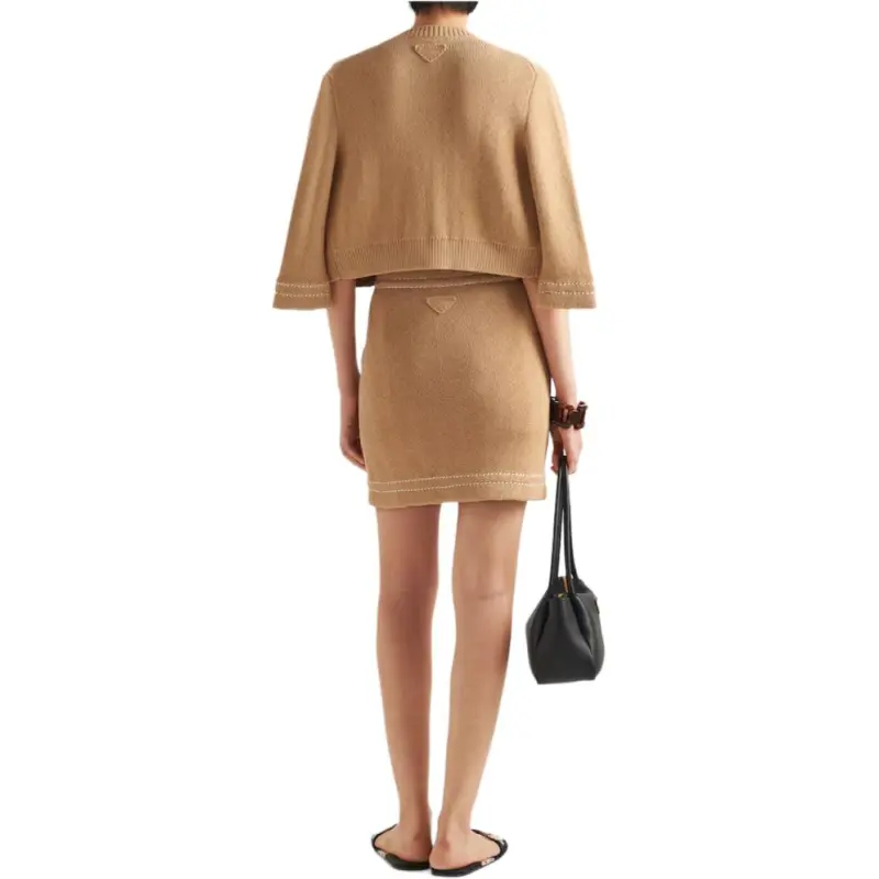PRADA Jackets Coats Women's Light Beige-6