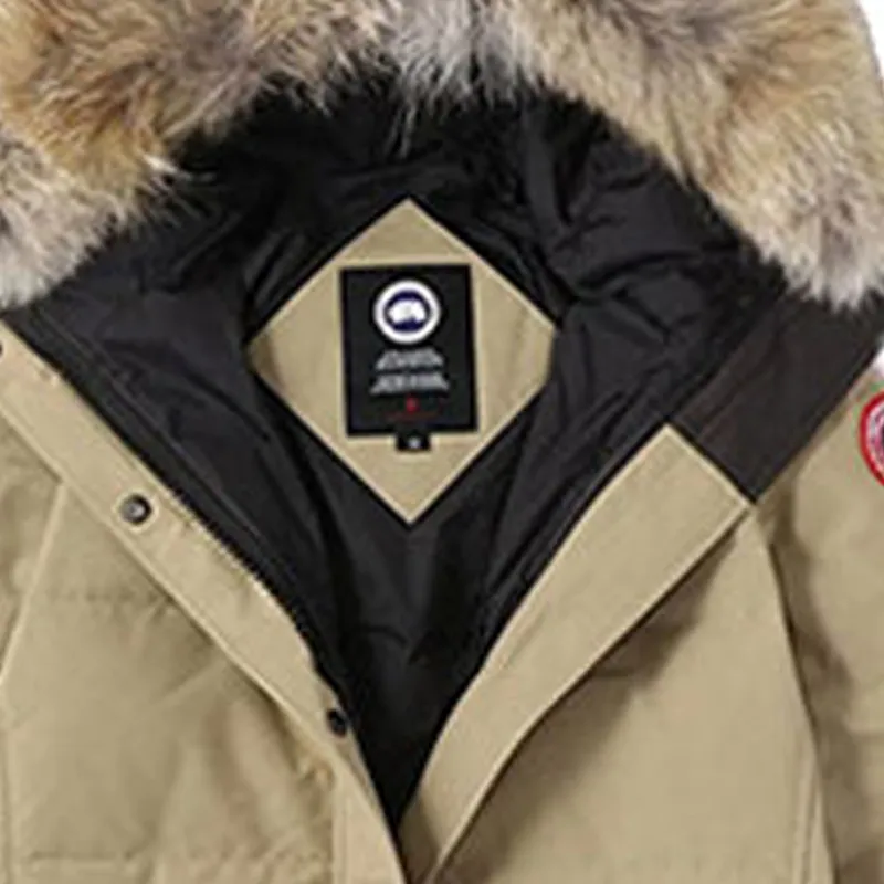Canada Goose Mackenzie Series Down Jacket Coat Women's Beige-1