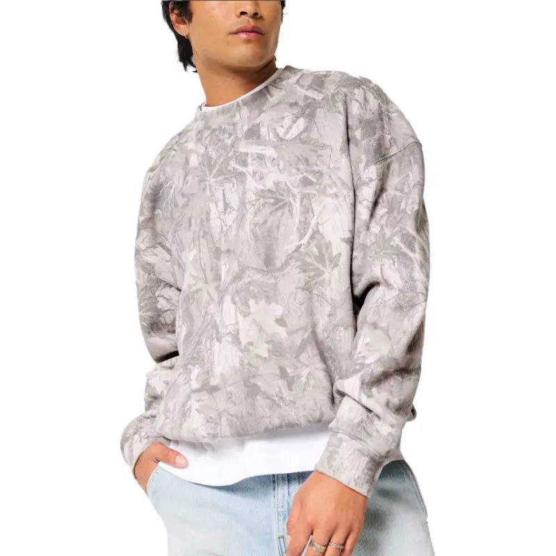Hollister Sweatshirts Men Tan-1