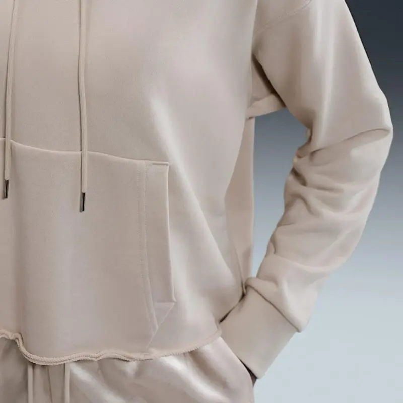 Nike A'ja Wilson Women's Oversized Cropped Basketball Hoodie-3