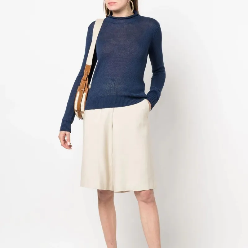 Ralph Lauren Collection Ribbed knit Long sleeved Pullover-1