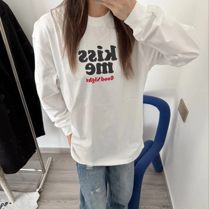 STAY UP LATE T Shirt Unisex White-3