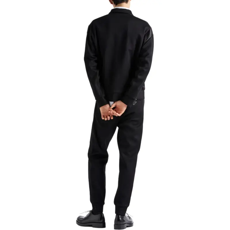 PRADA Logo Detailed Zip Up Jacket-2