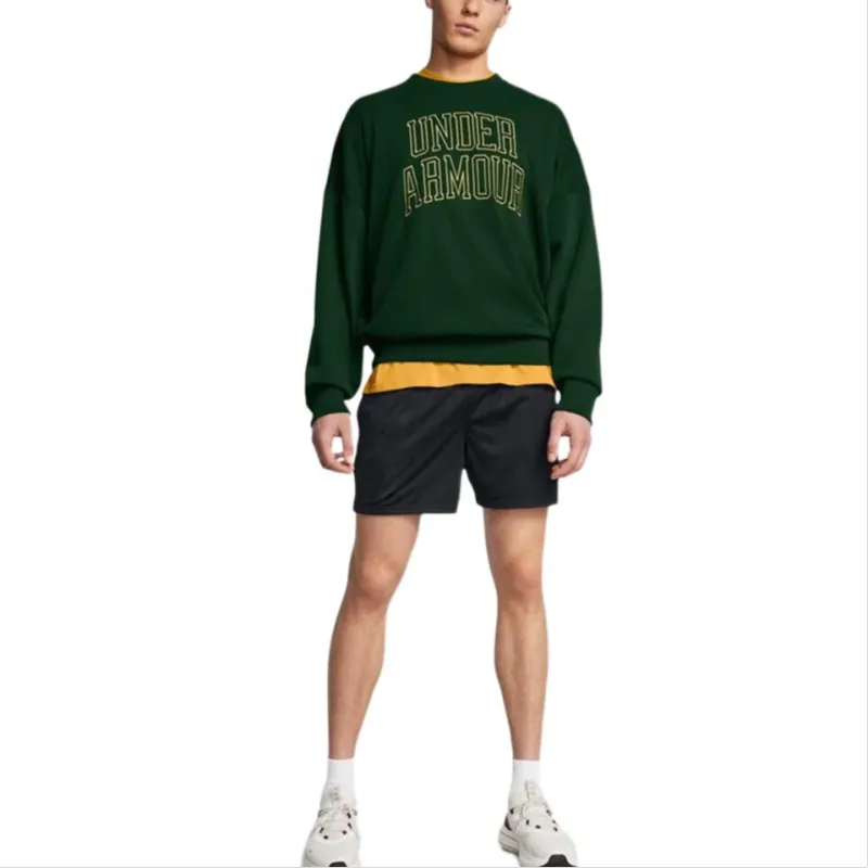 Under Armour Sweatshirt Unisex Forest Green Shopping Bag Included-2