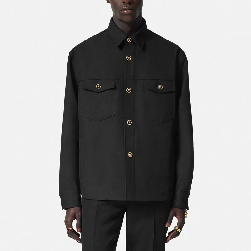 VERSACE Medusa Head Button Up Jacket-1