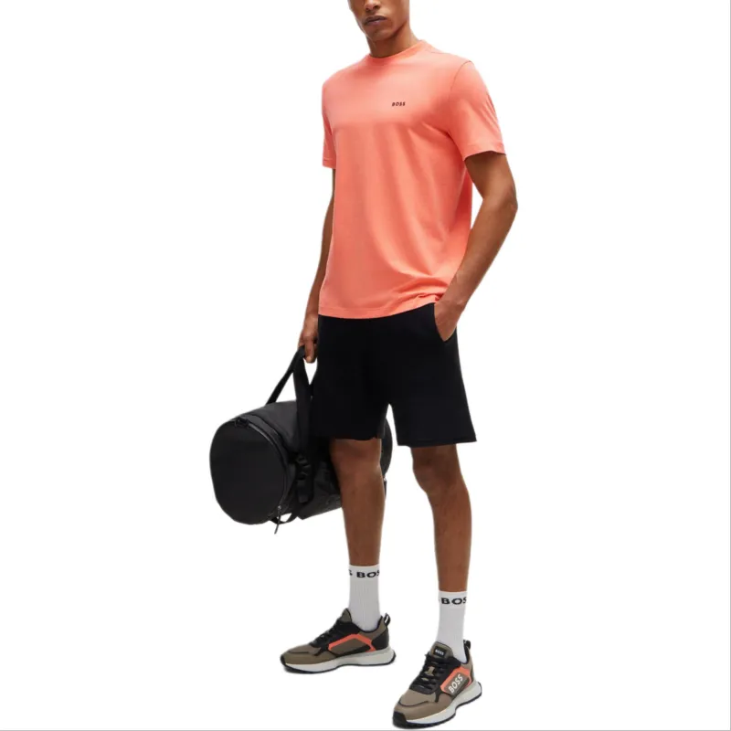HUGO BOSS Logo print Cotton T shirt-3