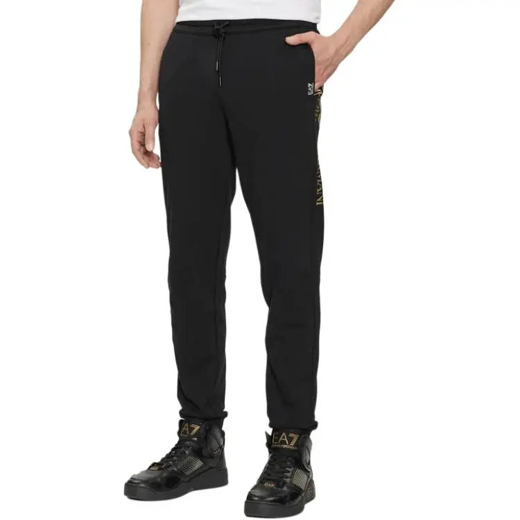 EMPORIO ARMANI EA7 SS24 Casual Pants Men's Black-3