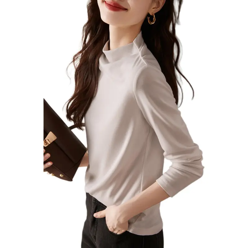 Mo Han Yi Mei Knitwear Women's Apricot-3