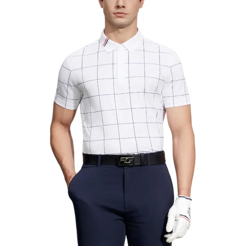 FILA Golf Series Polo Shirt Men's Jade White-2