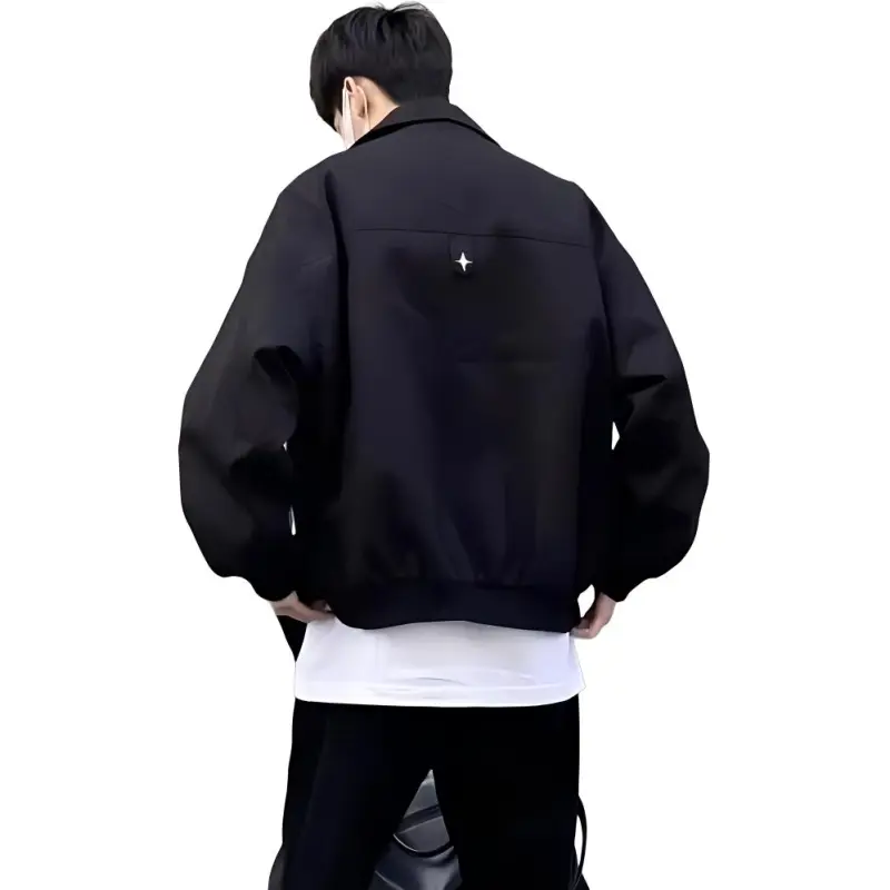JIMI&JONS Jackets Coats Unisex Black-1