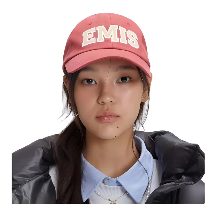 Emis Twill Baseball Caps Unisex Brick-3