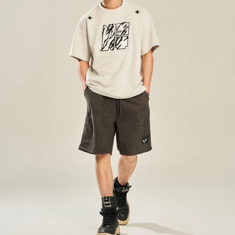 NSTNEW START Casual Shorts Unisex Dark Gray-3