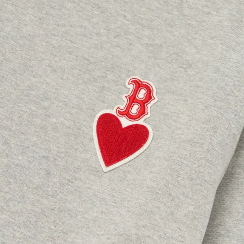 MLB Boston Red Sox Sweatshirts Unisex Light Gray-2
