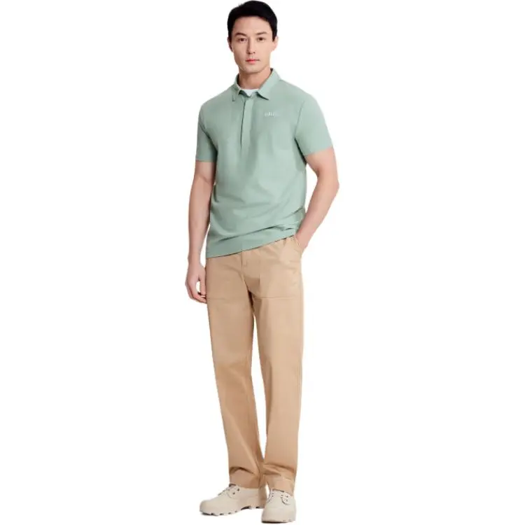 AIGLE Polo Shirt Men's Gray Mint-4