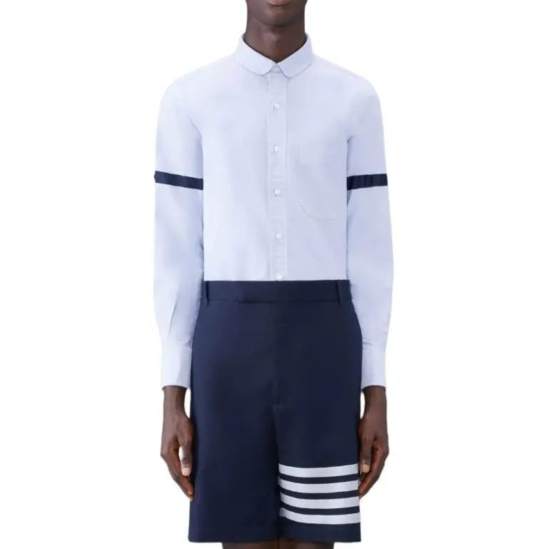 THOM BROWNE Long Sleeved Buttoned Shirt-3