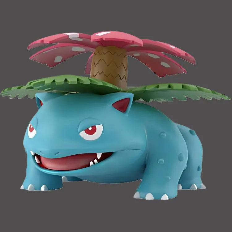 BANDAI Pokémon Scale World, Guandu Area, Venusaur Scale Figures-2