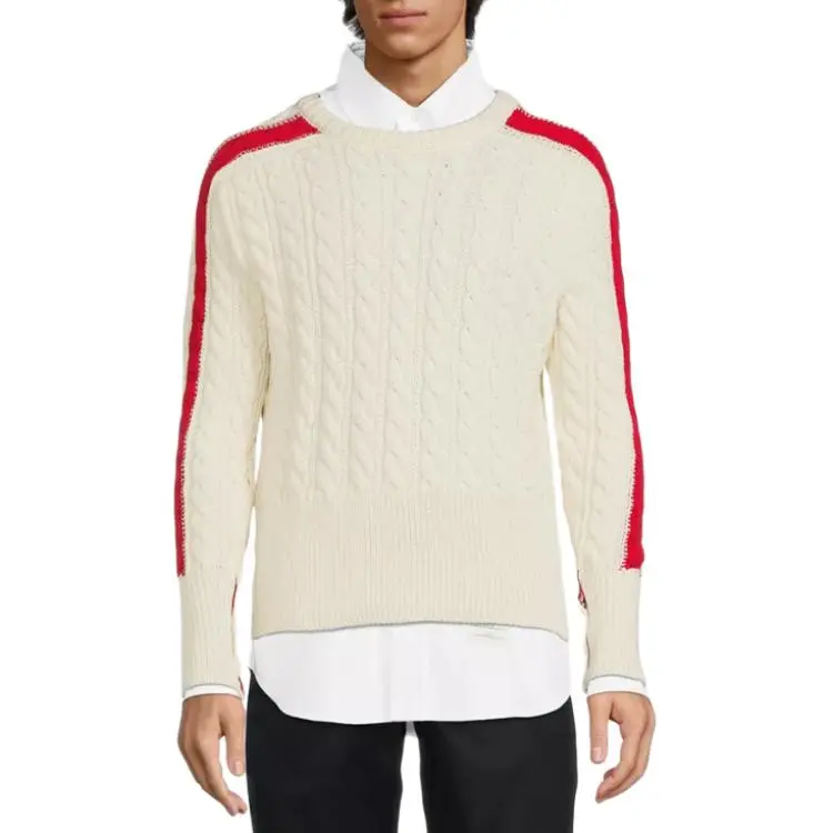 THOM BROWNE Sweaters Men White-4