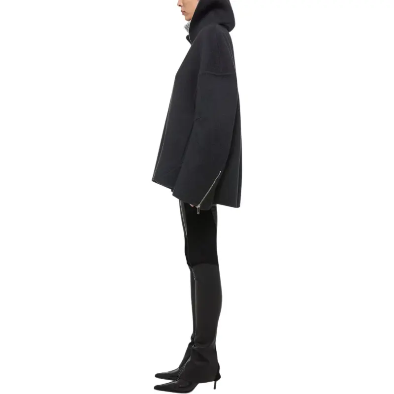 Helmut Lang FW24 Jackets Coats Unisex Dark Charcoal-7