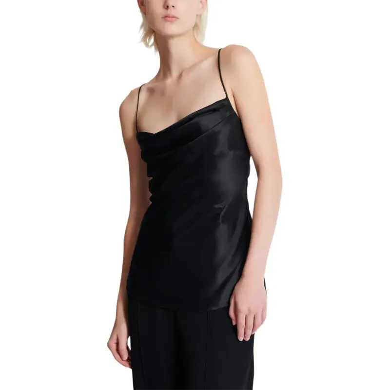 BALMAIN Draped Satin Top-2