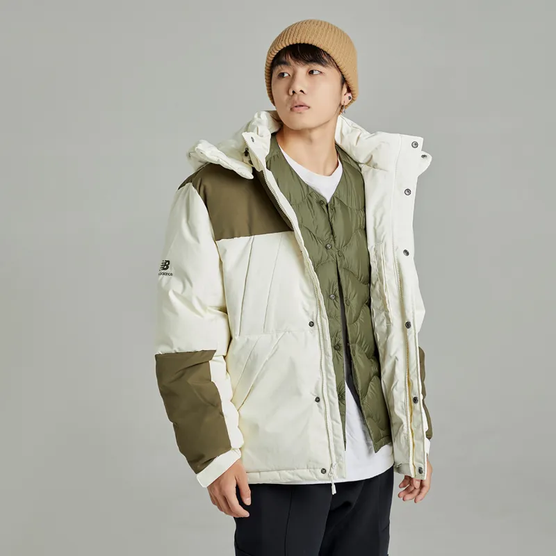 New Balance Down Jackets Unisex White-4