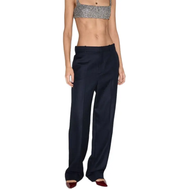GUCCI SS25 Casual Pants Women's Blue-3