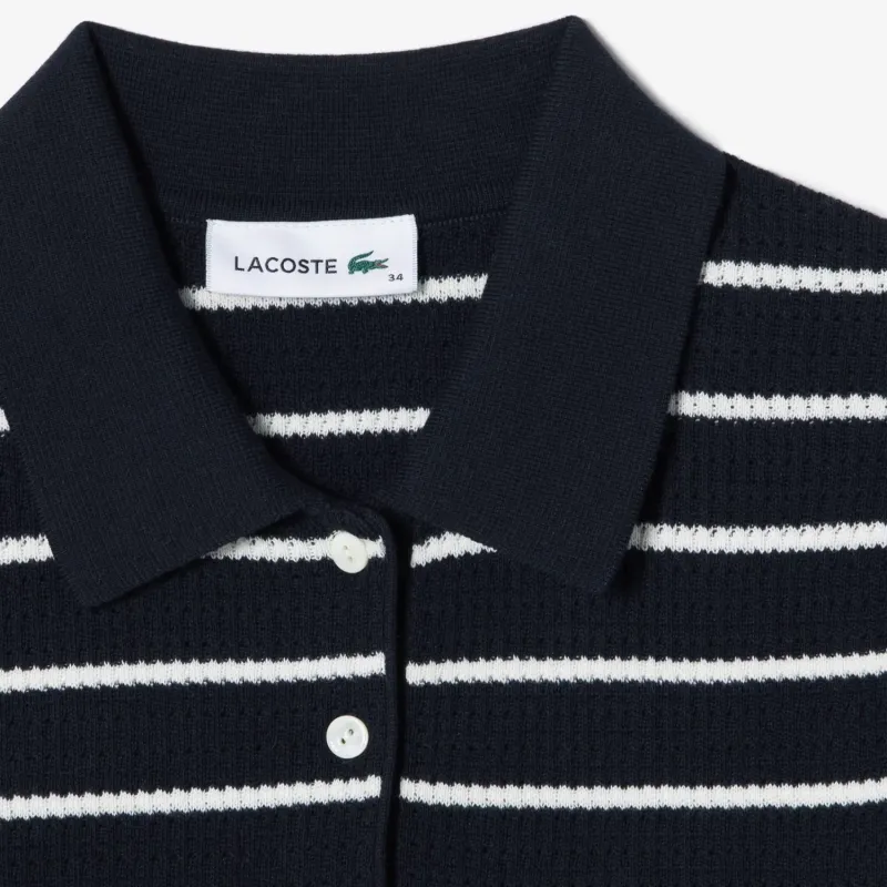 LACOSTE Polo Shirt Women's Marine Blue-2