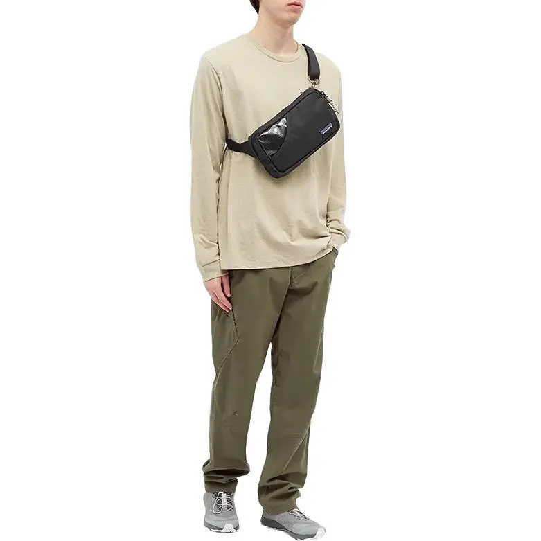 Patagonia Stand Up 20L One Shoulder Crossbody Fanny Pack Cotton Black Unisex-1