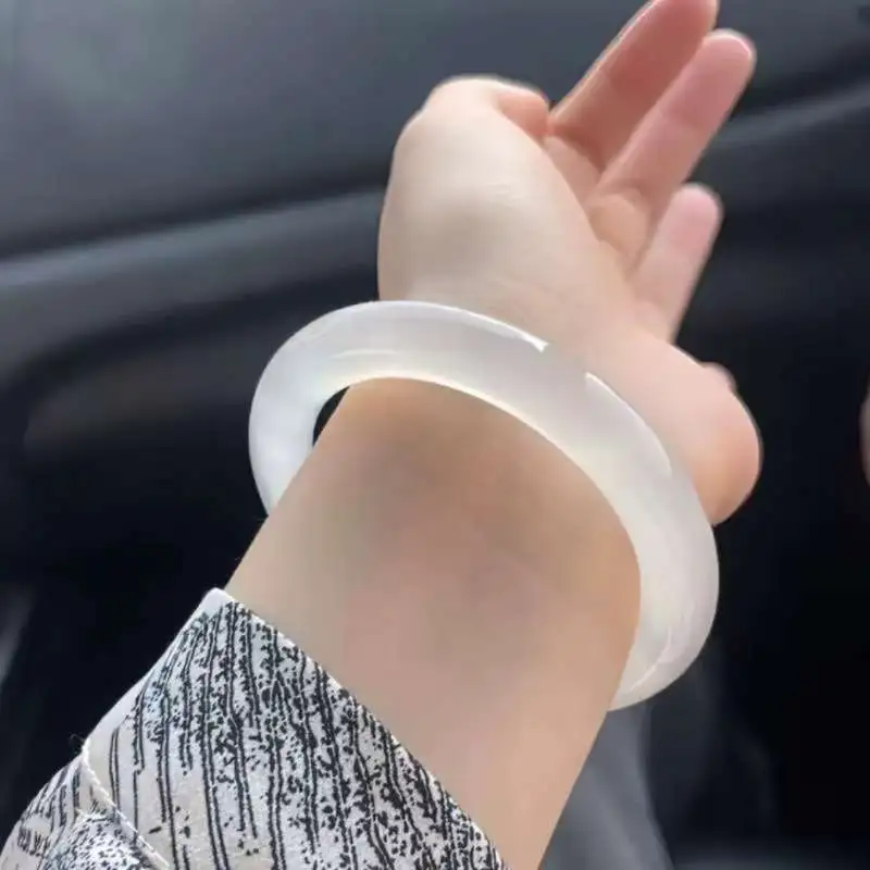JUNWEN Chalcedony Bangles Women's-5
