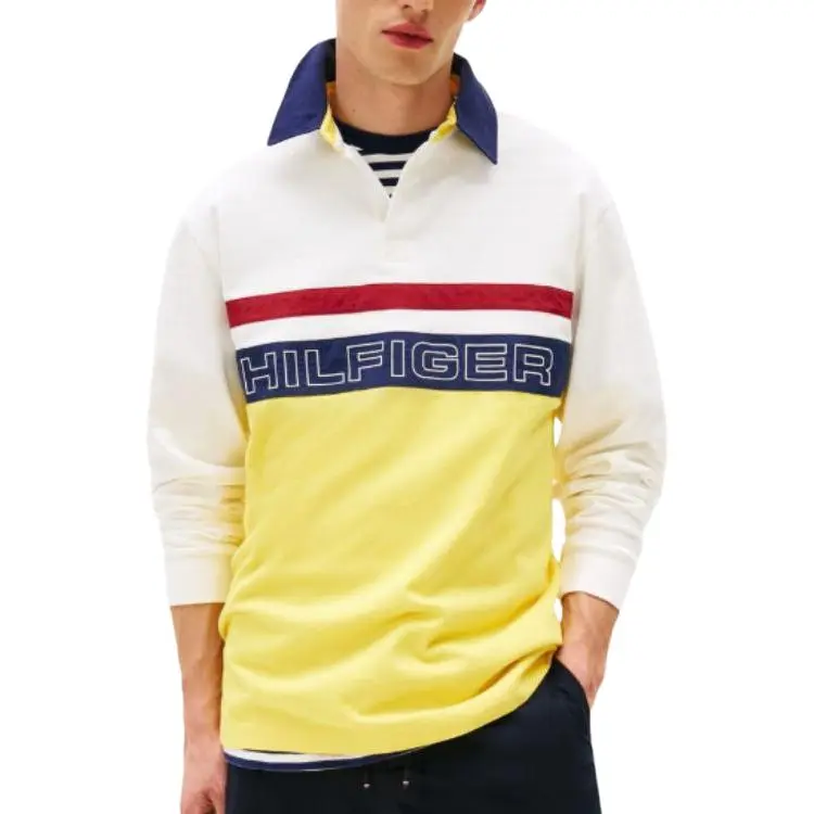 Tommy Hilfiger Polo Shirt Unisex Yellow-4