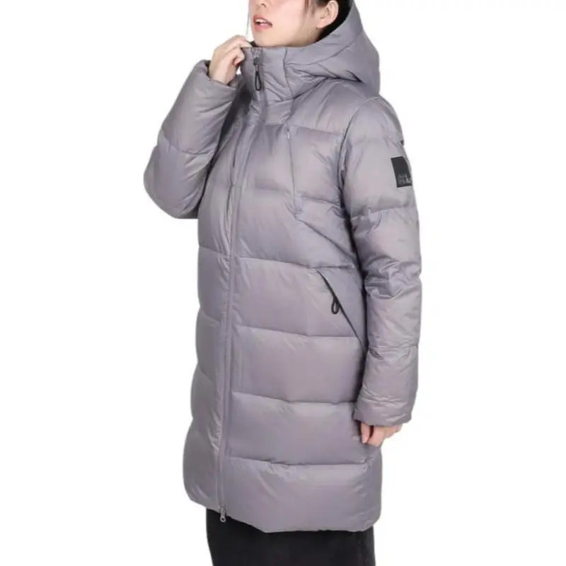 Jack Wolfskin Down Jacket Women's 1Dark Taupe Umber-2