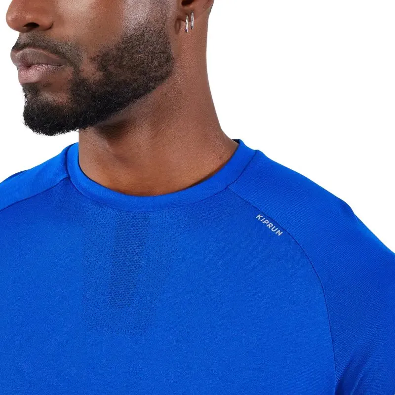 DECATHLON T-Shirt Men's Bright Indigo/Gray Blue-3