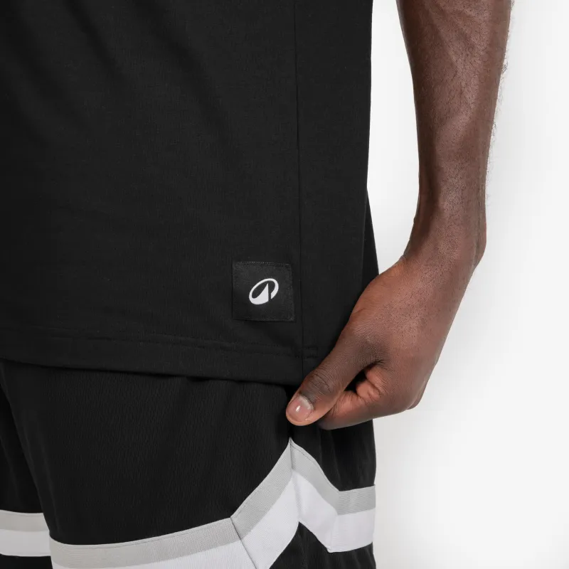 DECATHLON NBA T Shirt Unisex Graphite Black-3