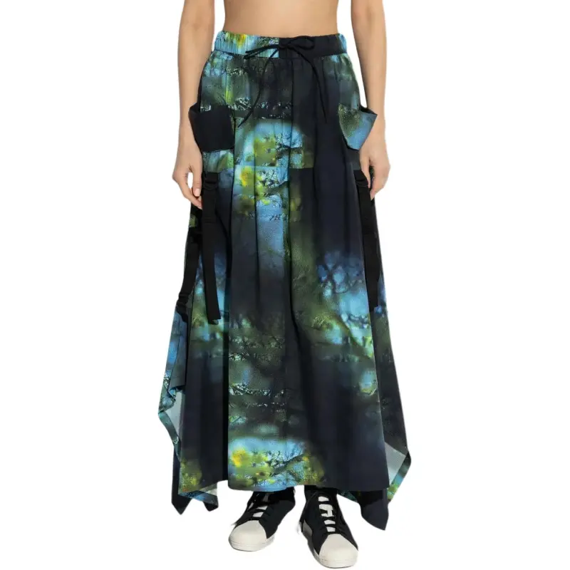 Y 3 Allover Print Ripstop Skirt-3
