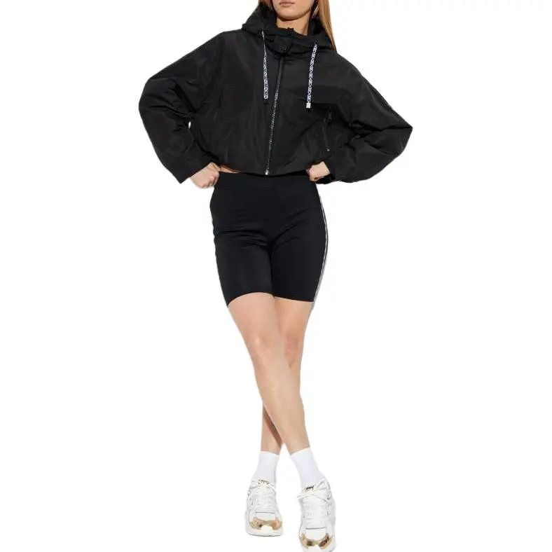 MICHAEL KORS Cropped Hooded Jacket-2