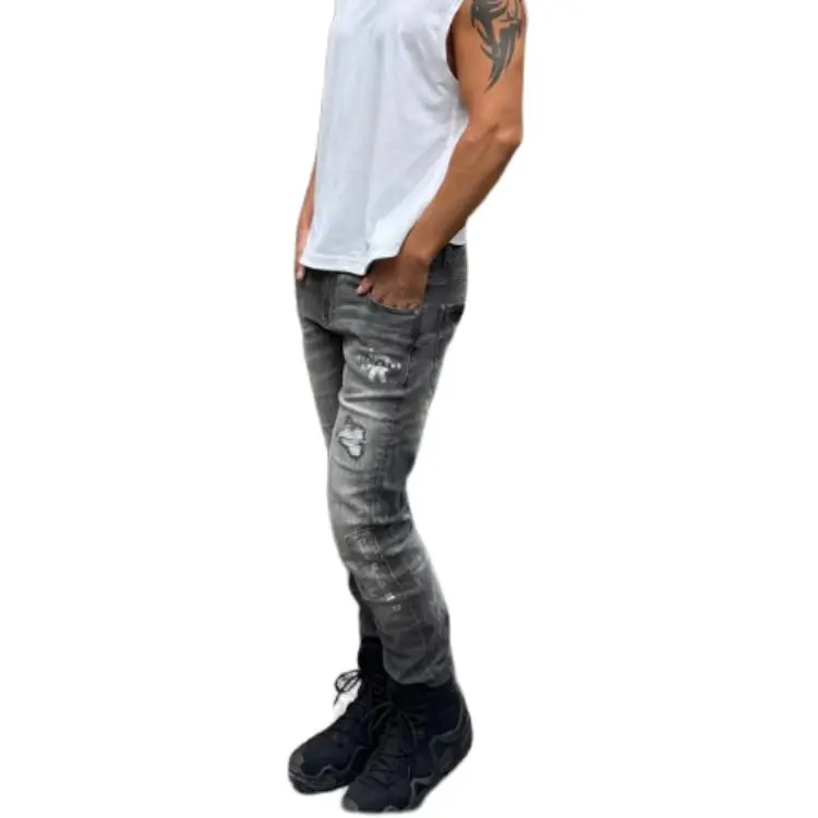 JOHN RICHMOND SS24 Jeans Men's Gray-3